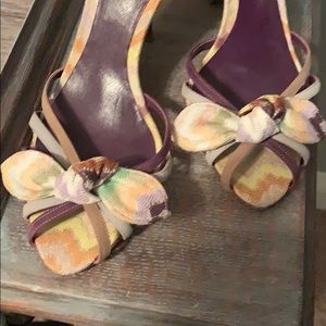 MISSONI open toe heel